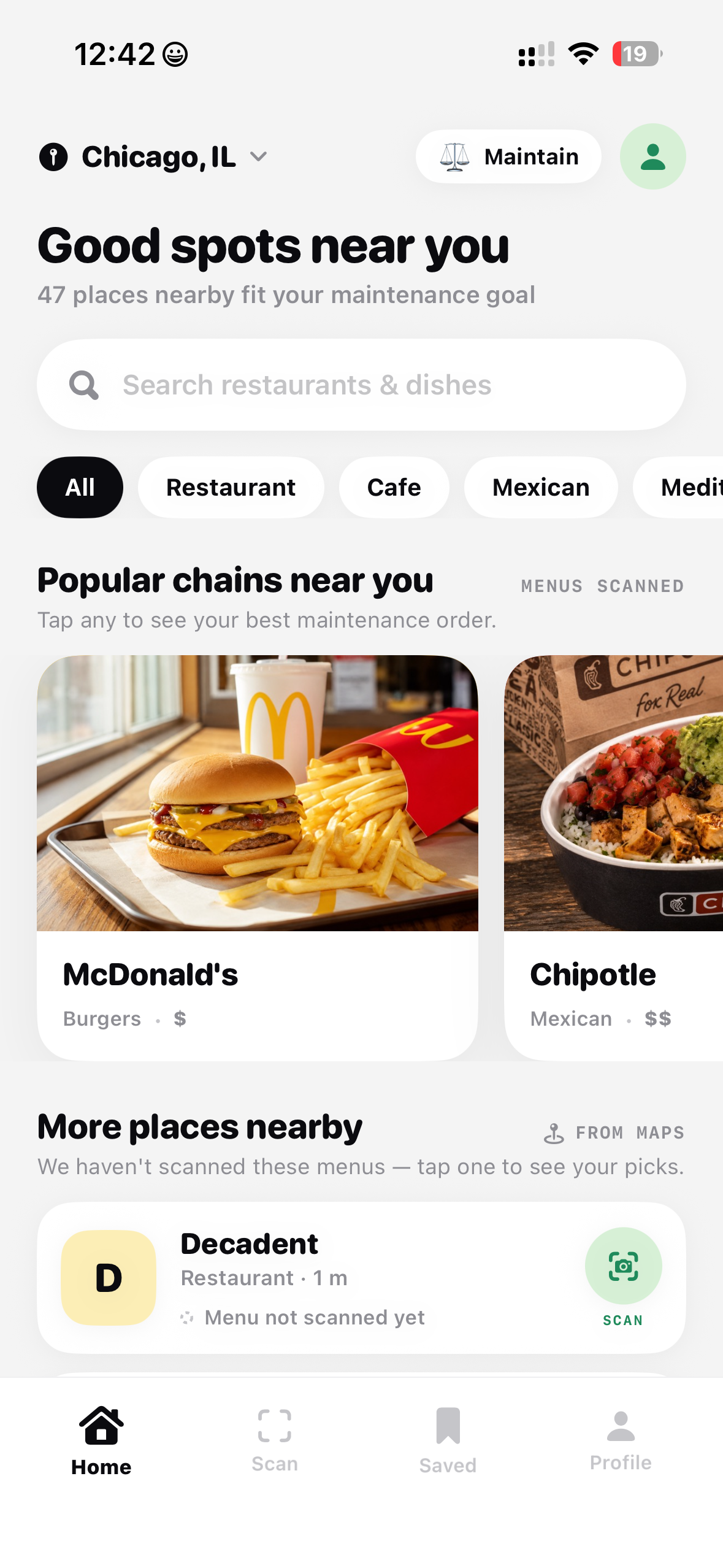Ordermaxx home screen